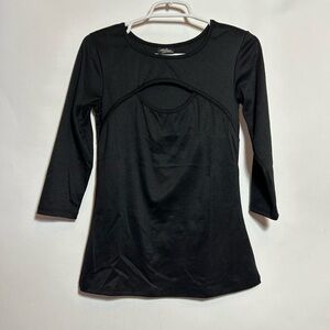 RockSteady Black Long Sleeve Women's Top